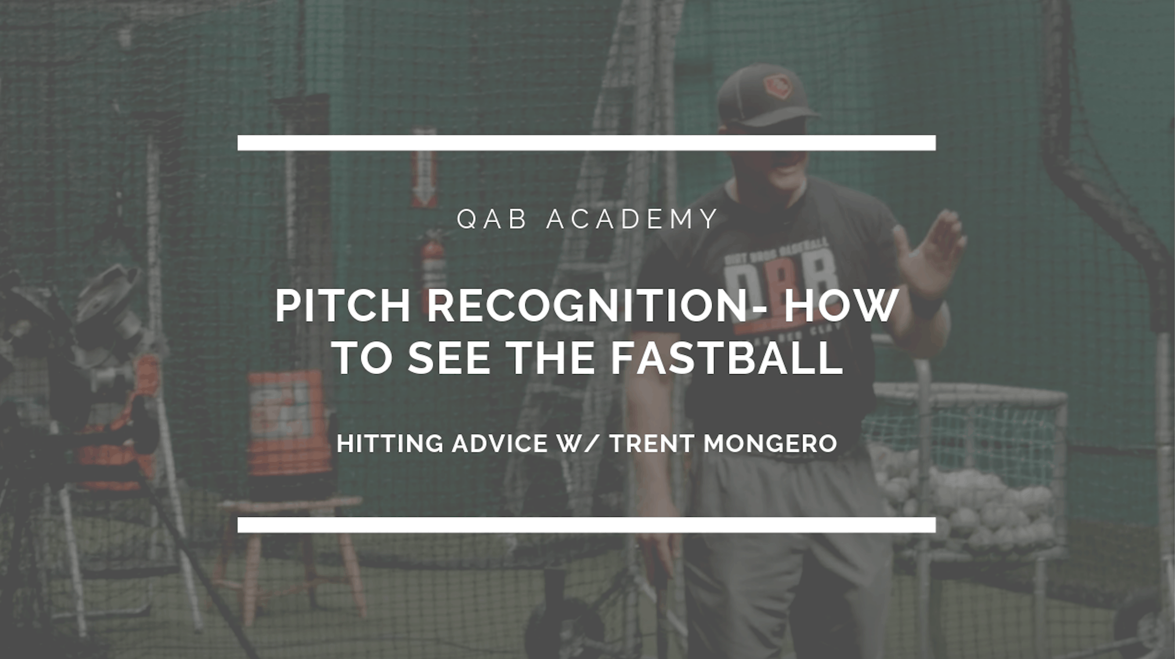 Pitch Recognition- How To See The Fastball