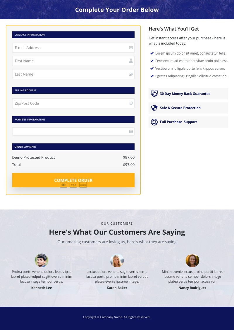 Checkout Page Quality AtBats Academy