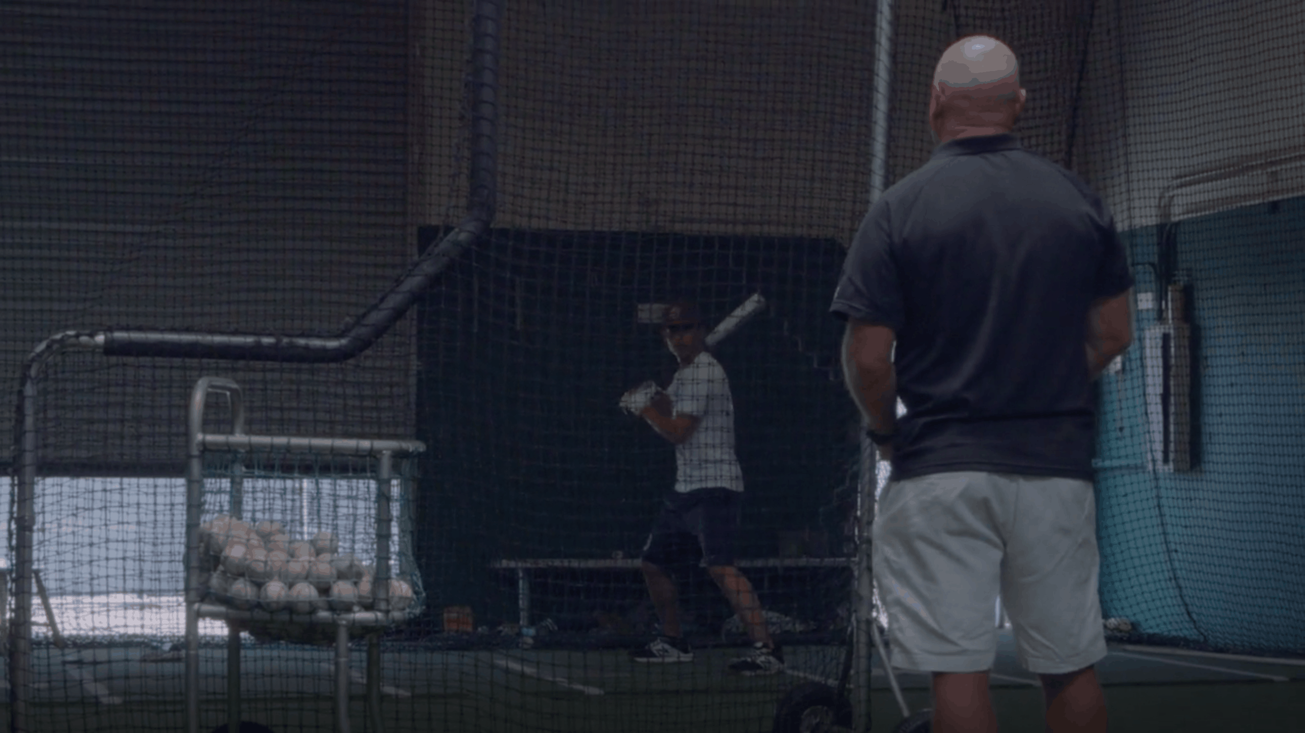 Looking hitterish and attacking the inside fastball